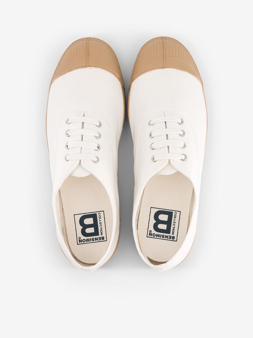 Tennis Lacets Colorsole Femme - Blanc