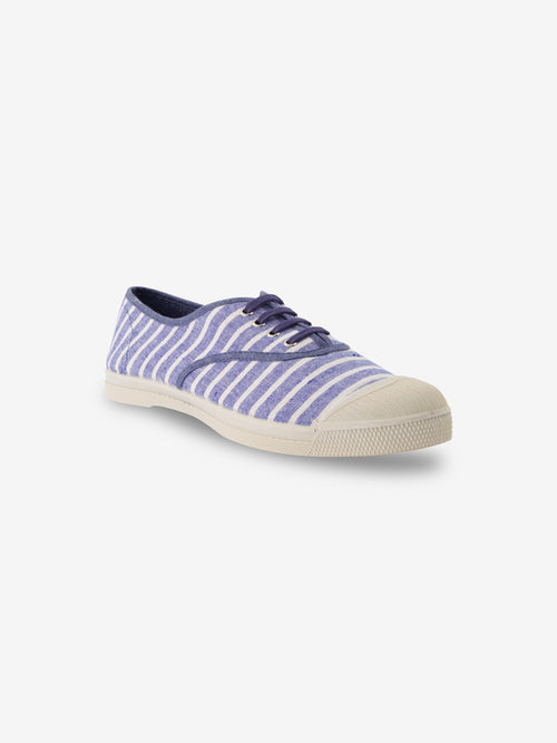 Tenis - Cuadros Azul Marino - Mujer