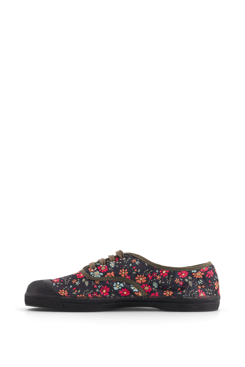 Women's Liberty Print Lace-Up Tennis Shoes - Capel Floret