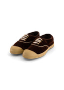 Women's Velvet Shoelaces - Brown