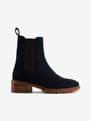 Casual Ankle Boots - Navy