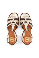 Sandals - Tricolor - Women