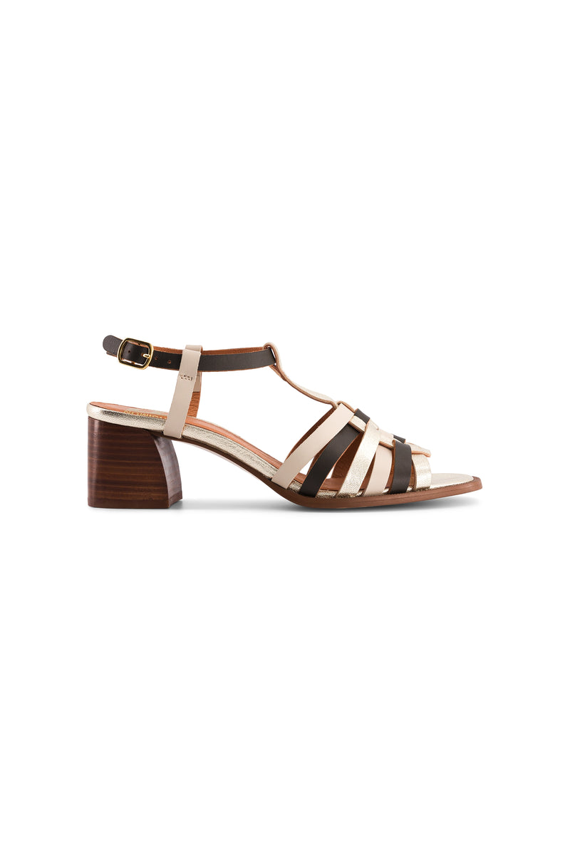 Sandals - Tricolor - Women