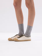 Women's Boxing Laces Tennis - Ecru