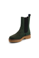 Crepe Chelsea Boots - Forest
