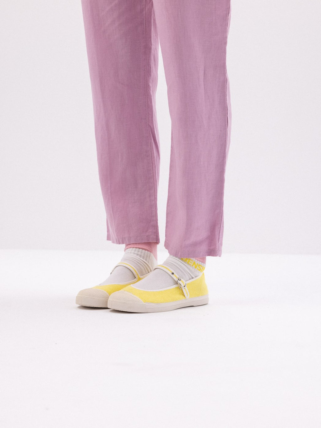 Tennis Babies Eponge Femme - Jaune