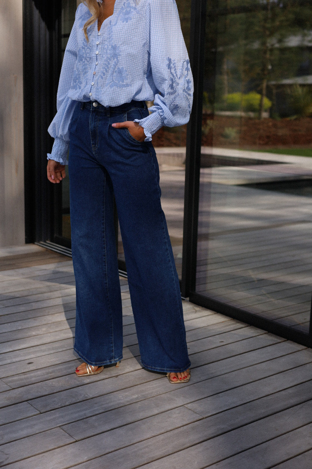 Lise Bleu - Straight Jeans