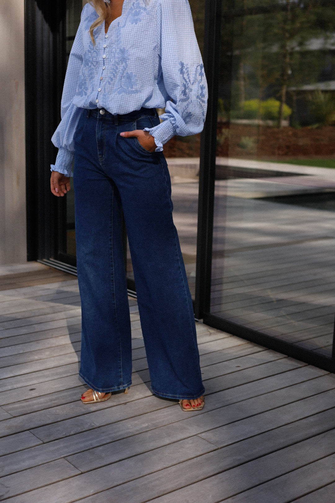 Lise Bleu - Straight Jeans