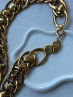 Collier Yves Saint Laurent Vintage - Grosse Maille Dorée