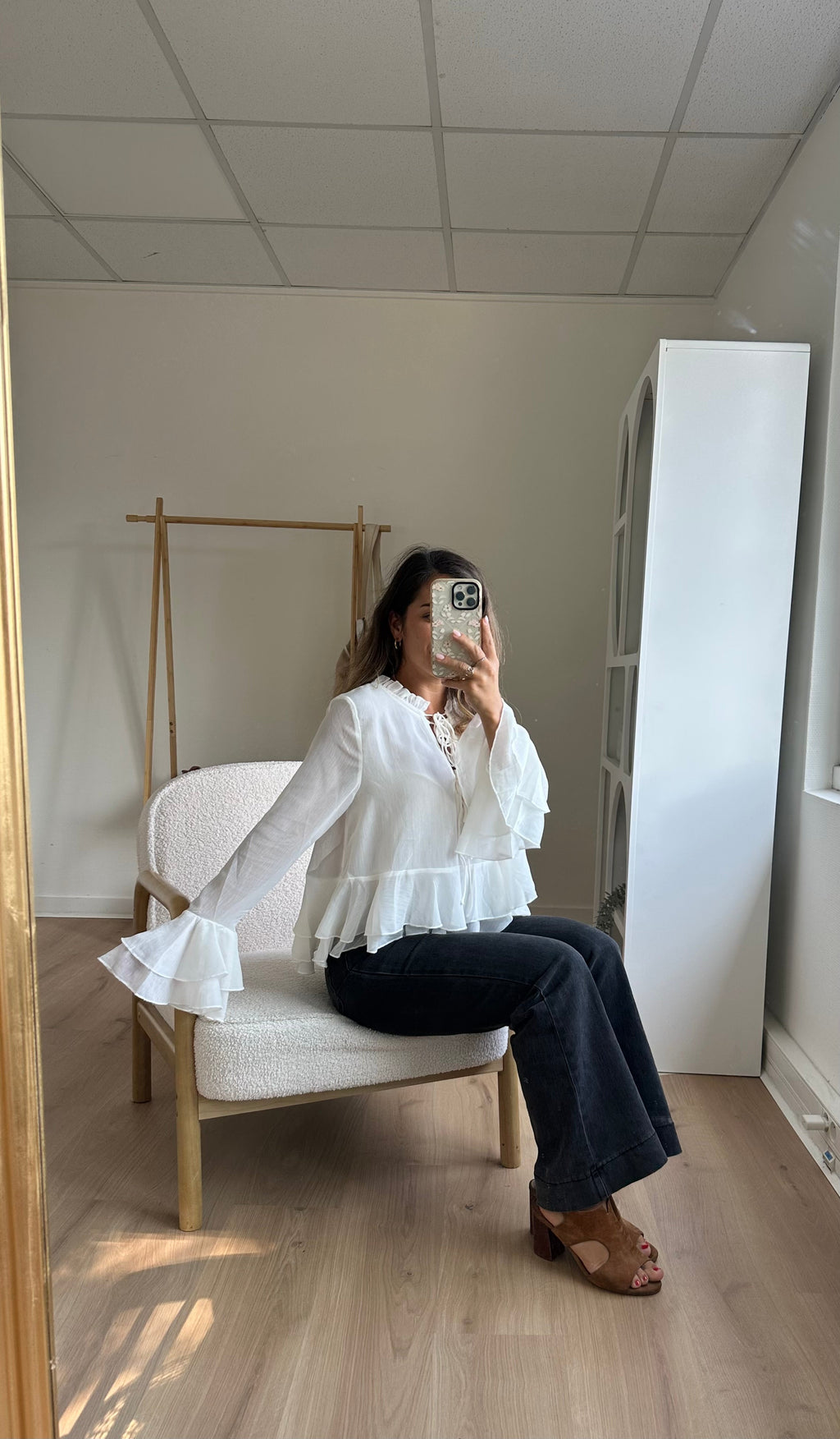 Blusa Aria cruda
