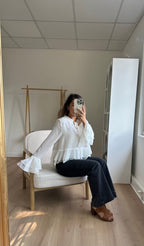 Blusa Aria cruda