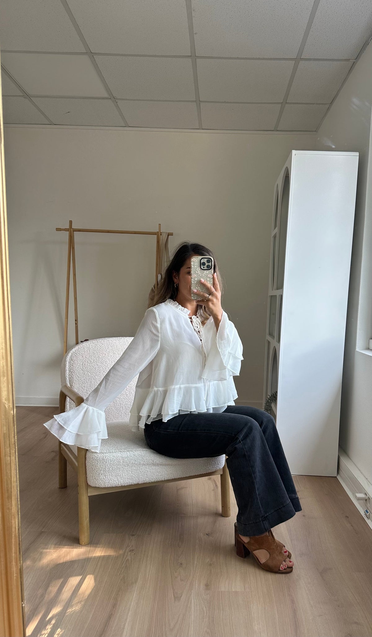 Blusa Aria cruda