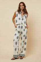 Conjunto - Beige Negro
