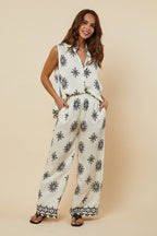 Conjunto - Beige Negro