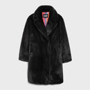 Manteau Stella Plant Based Fur - Noir