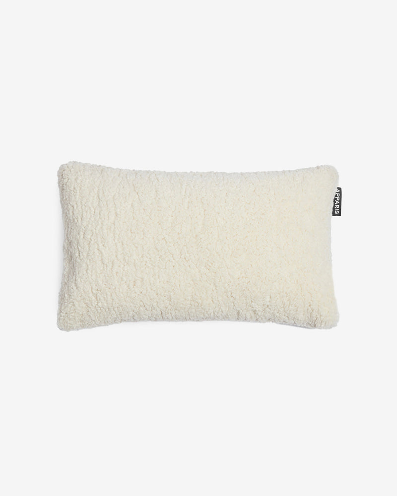 Coussin Cicly Bouclette Pillow - Blanc