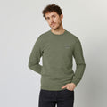 Khaki Round Neck Sweatshirt Donon - Men