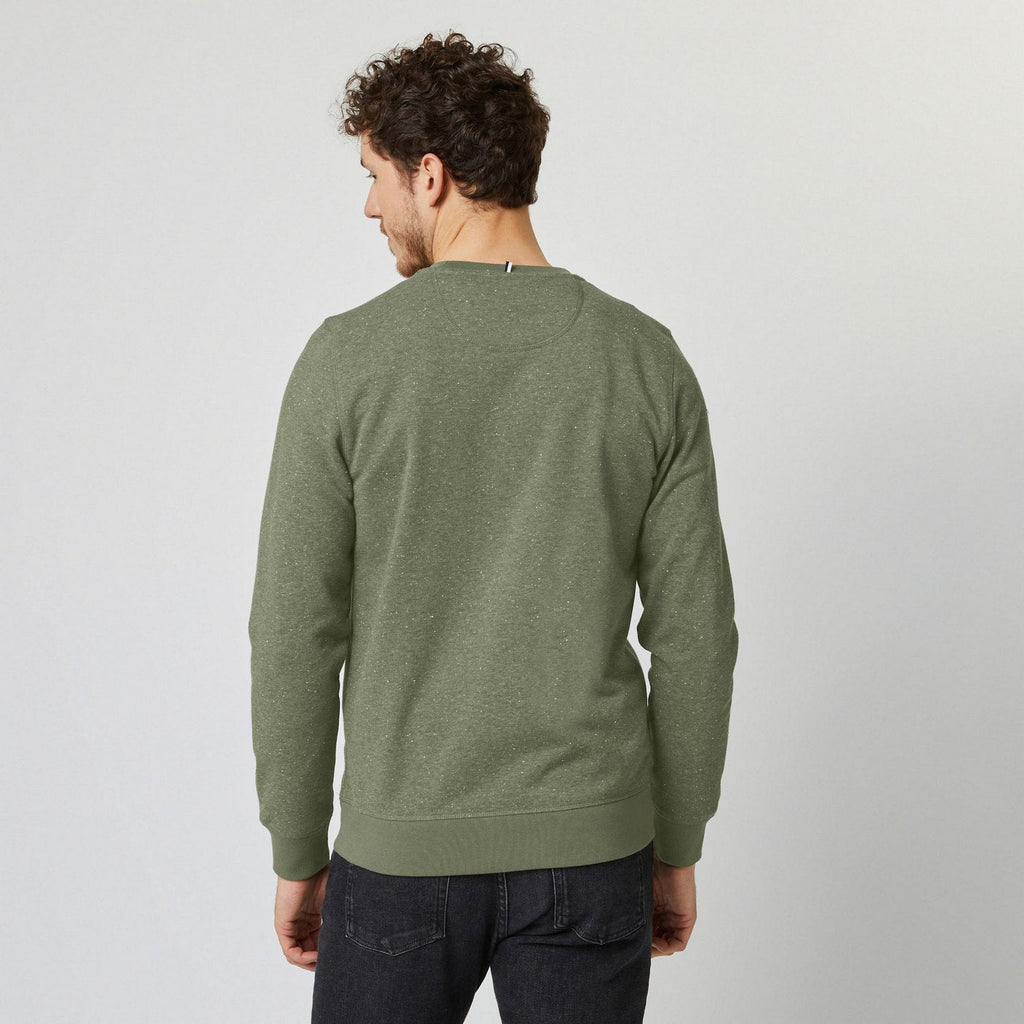 Khaki Round Neck Sweatshirt Donon - Men