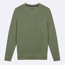 Sweat Col Rond Kaki Donon - Homme