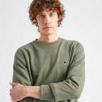Khaki Round Neck Sweatshirt Donon - Men