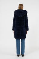 Celina Navy Blue Coat