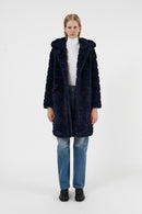 Celina Navy Blue Coat