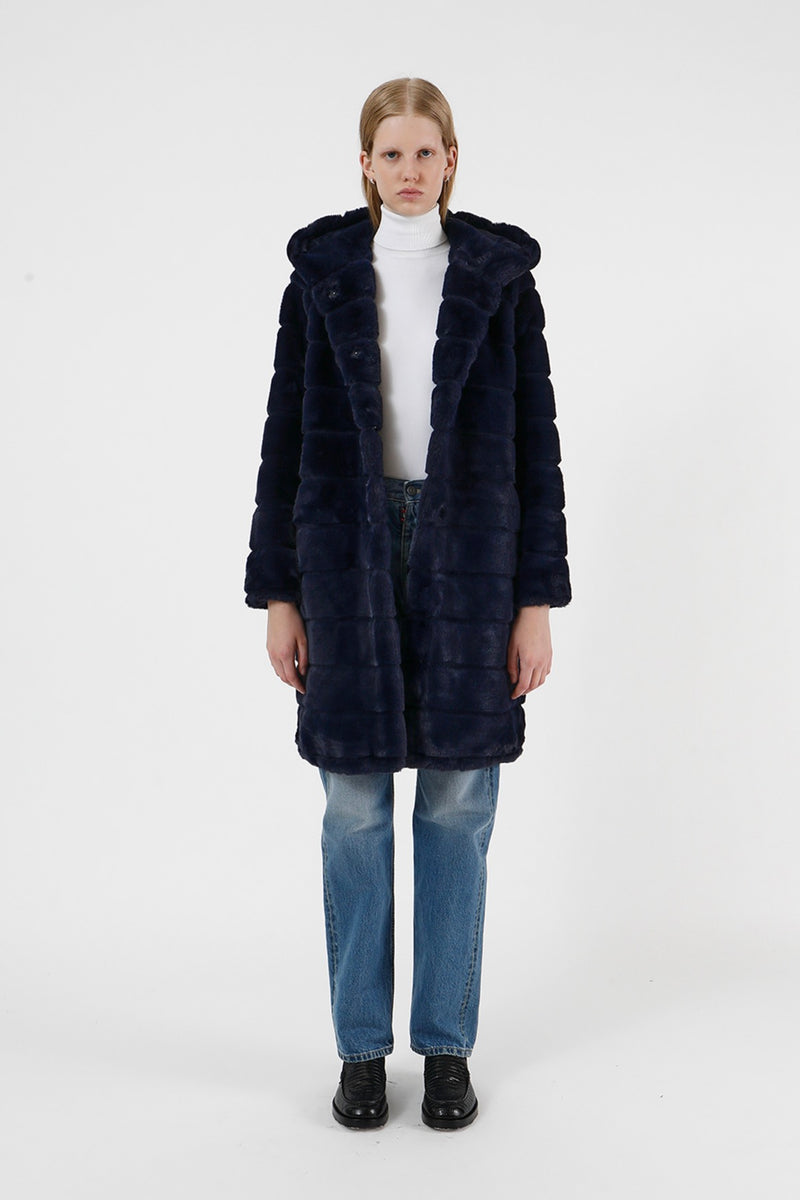 Celina Navy Blue Coat