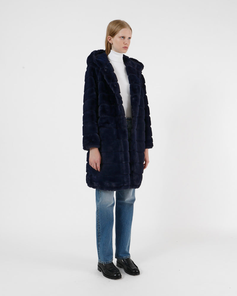 Celina Navy Blue Coat