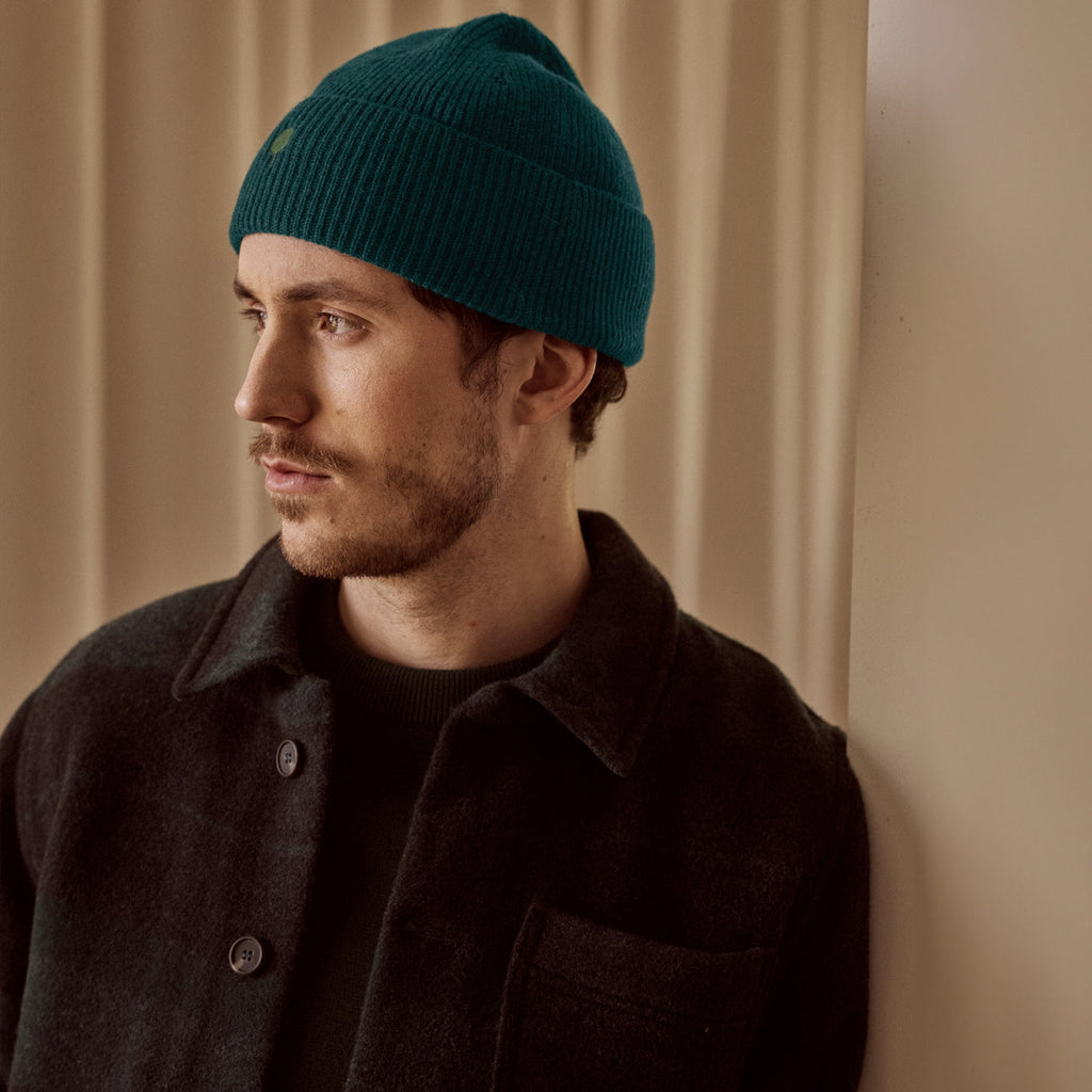 Dark Green Beanny Beany - Hombre