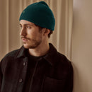 Dark Green Beanny Beany - Homme