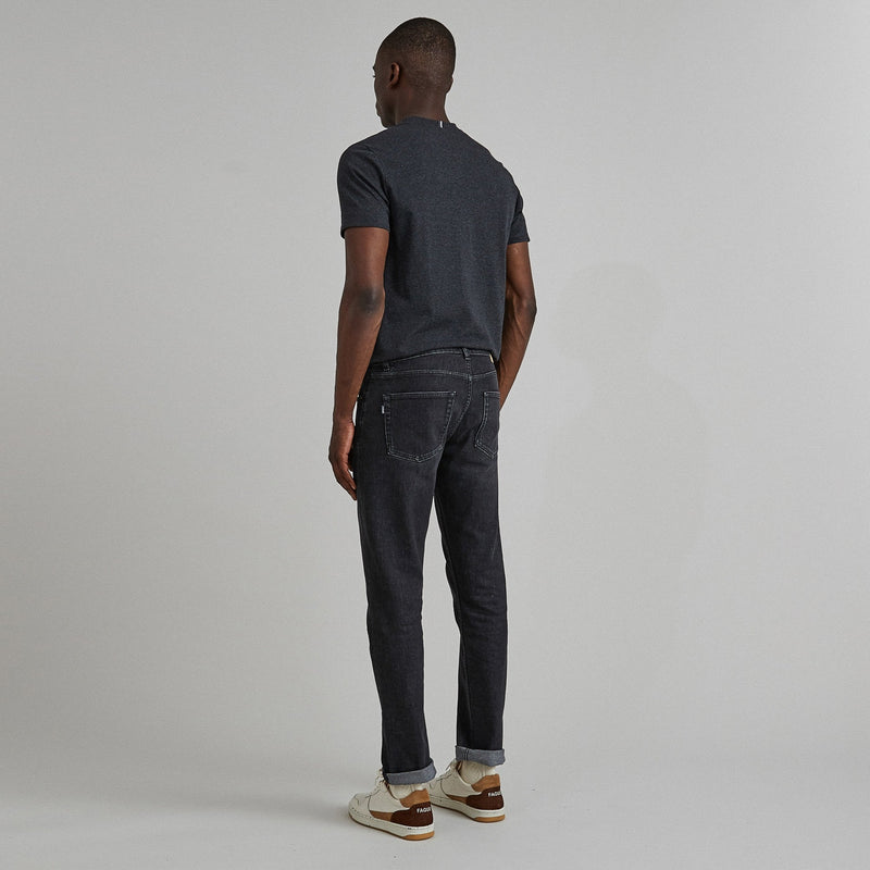 Faguo - Jean Gris Foncé Denim Slim - Homme