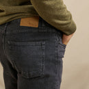 Faguo - Jean Gris Foncé Denim Slim - Homme