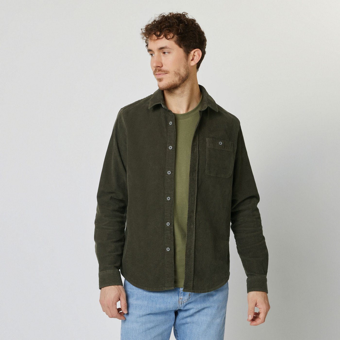 Chemise Kaki Foncé Onca - Homme