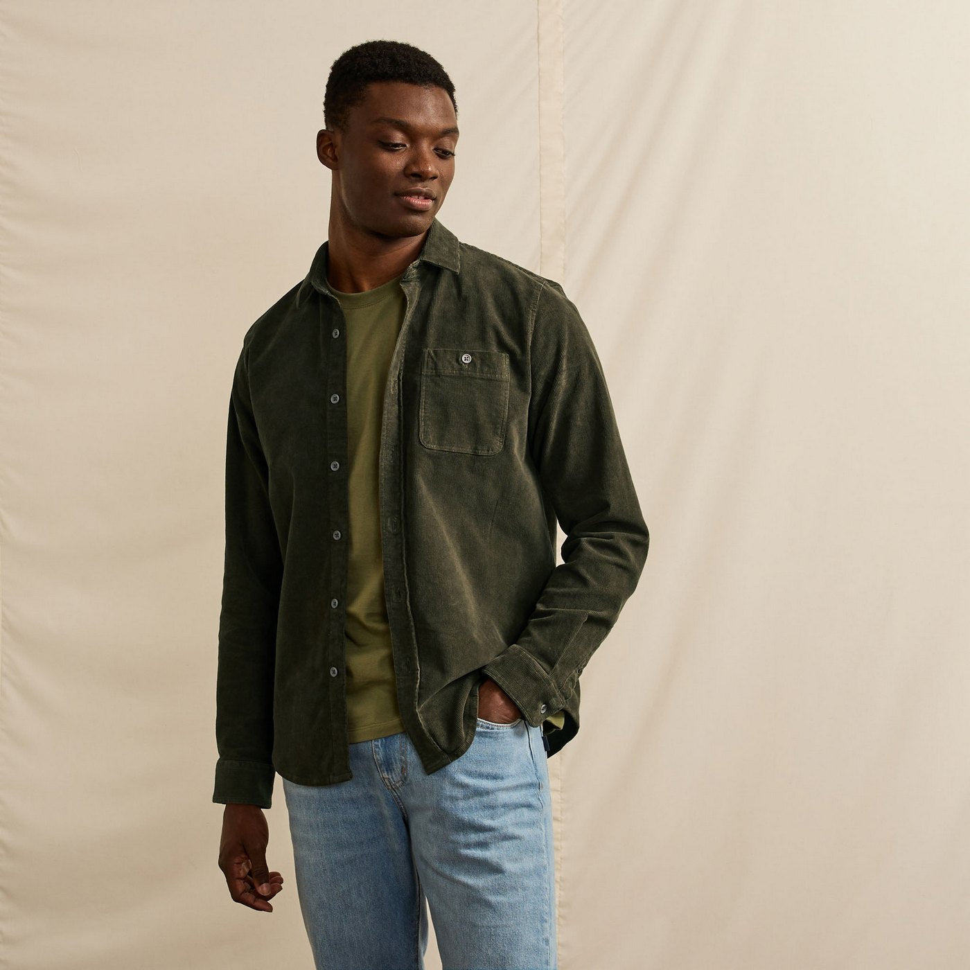 Chemise Kaki Foncé Onca - Homme