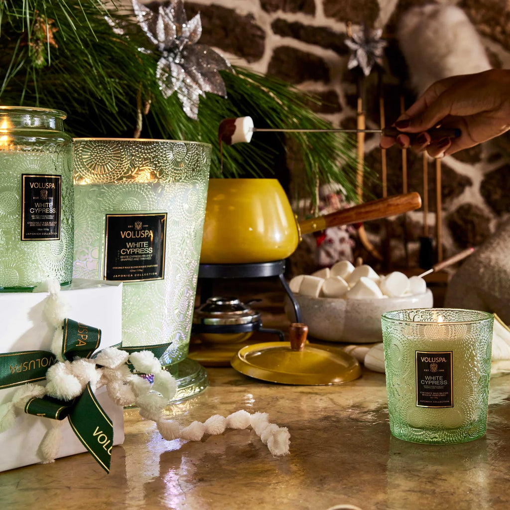 Vela perfumada Voluspa Japonica White Cypress