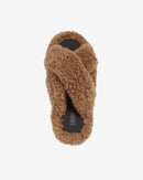 Biba Luxe Slipper Teddie Hazelnut