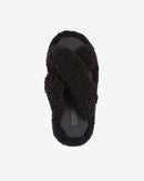 Biba Luxe Teddie Slipper Black