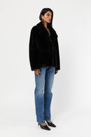 Manteau Milly Plant Based Fur - Noir