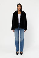 Manteau Milly Plant Based Fur - Noir