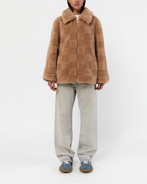 Manteau Lucy - Butterscotch Checker