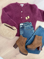 Aurore Camel Ankle Boots