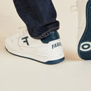 Faguo - Zapatillas Alder Crudo y Azul Marino - Unisex