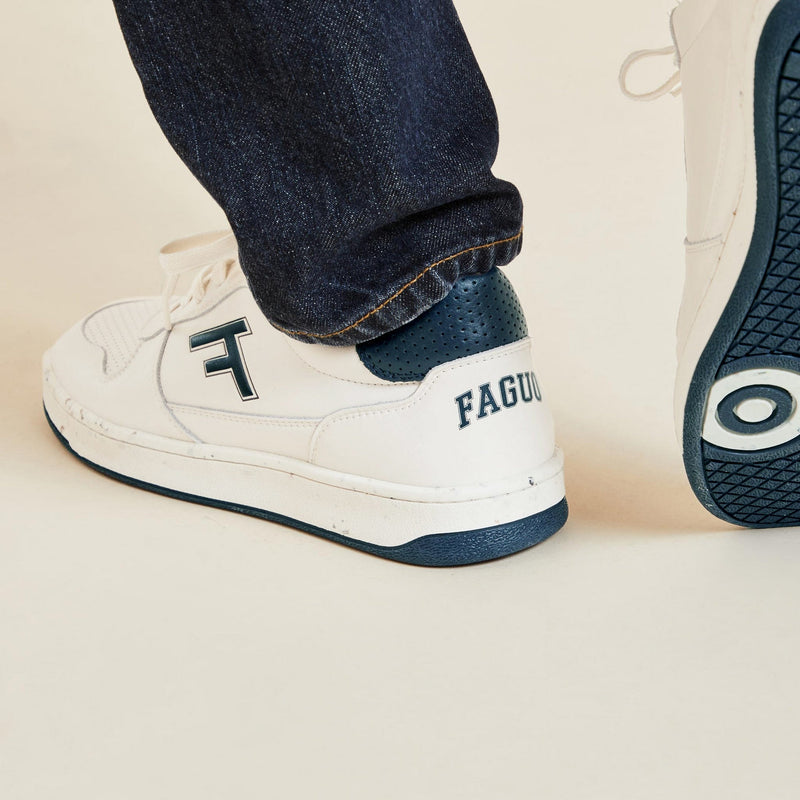 Faguo - Zapatillas Alder Crudo y Azul Marino - Unisex