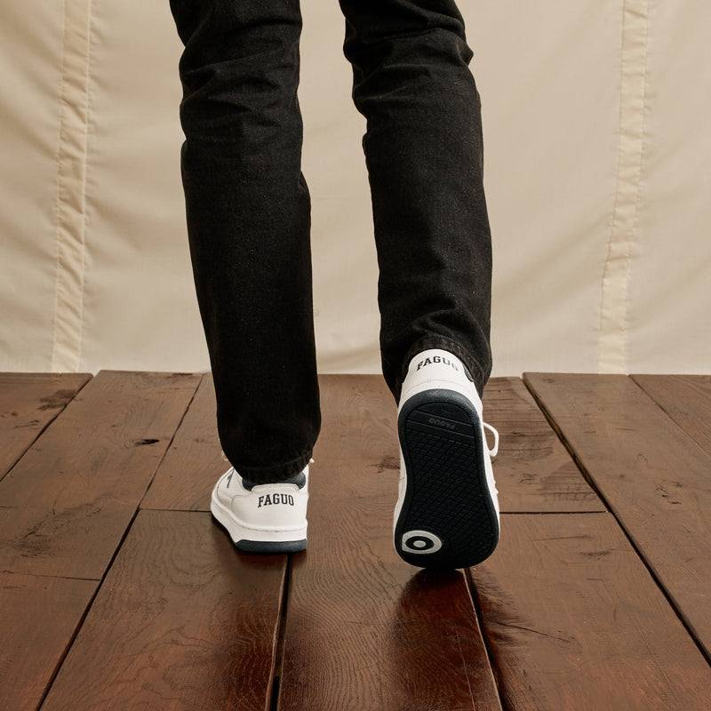 Faguo - Zapatillas Alder Crudo y Azul Marino - Unisex