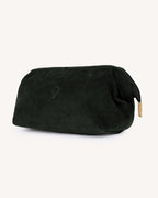 Neceser de terciopelo verde oscuro