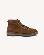 Zapatos de ante y cuero camel