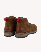 Zapatos de ante y cuero camel