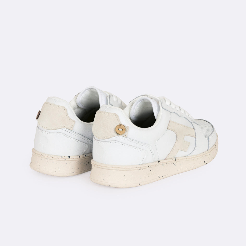 Baskets Blanches & Écrues Hazel - Mixte