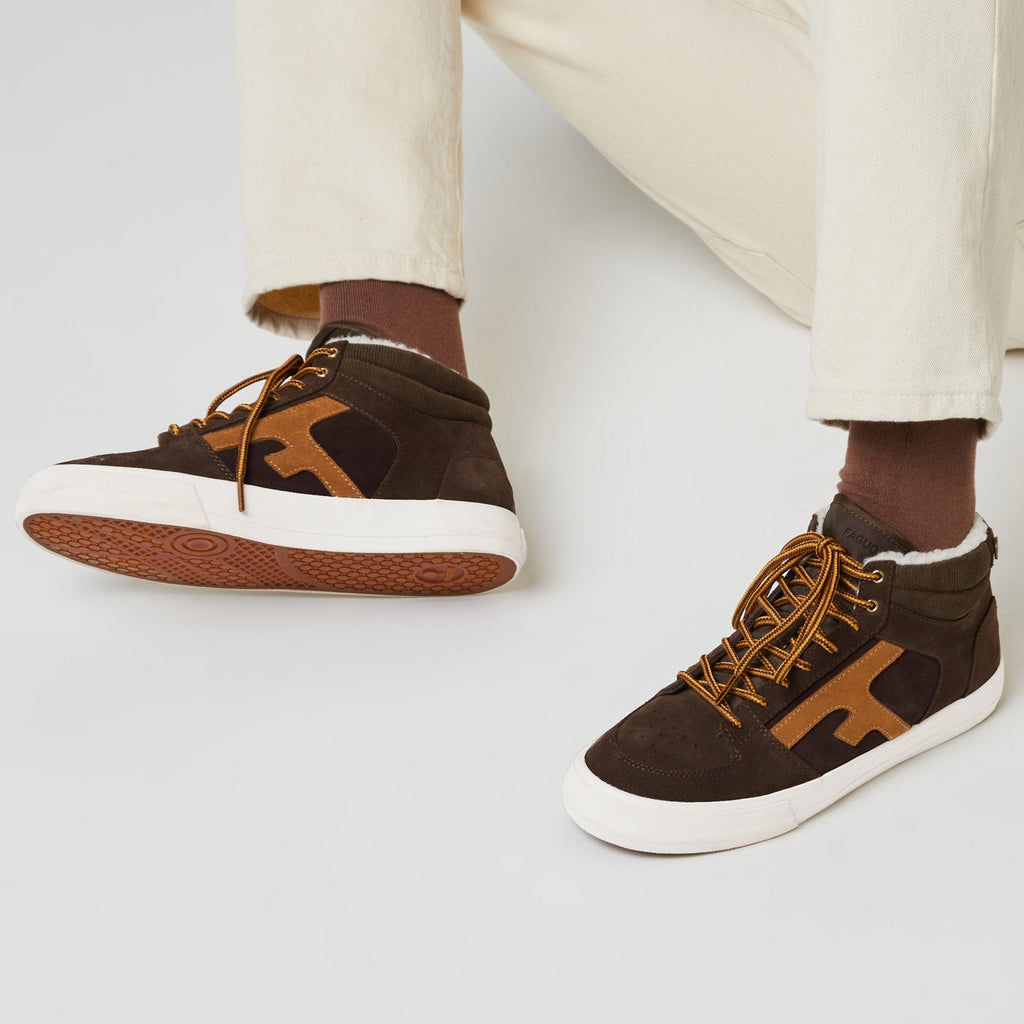 Tennis Marron Foncé Walnut Mid - Mixte