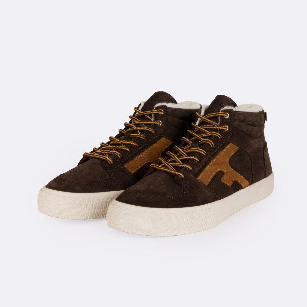 Tennis Marron Foncé Walnut Mid - Mixte